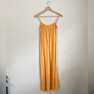 H&M Gold Yellow Maxi Dress